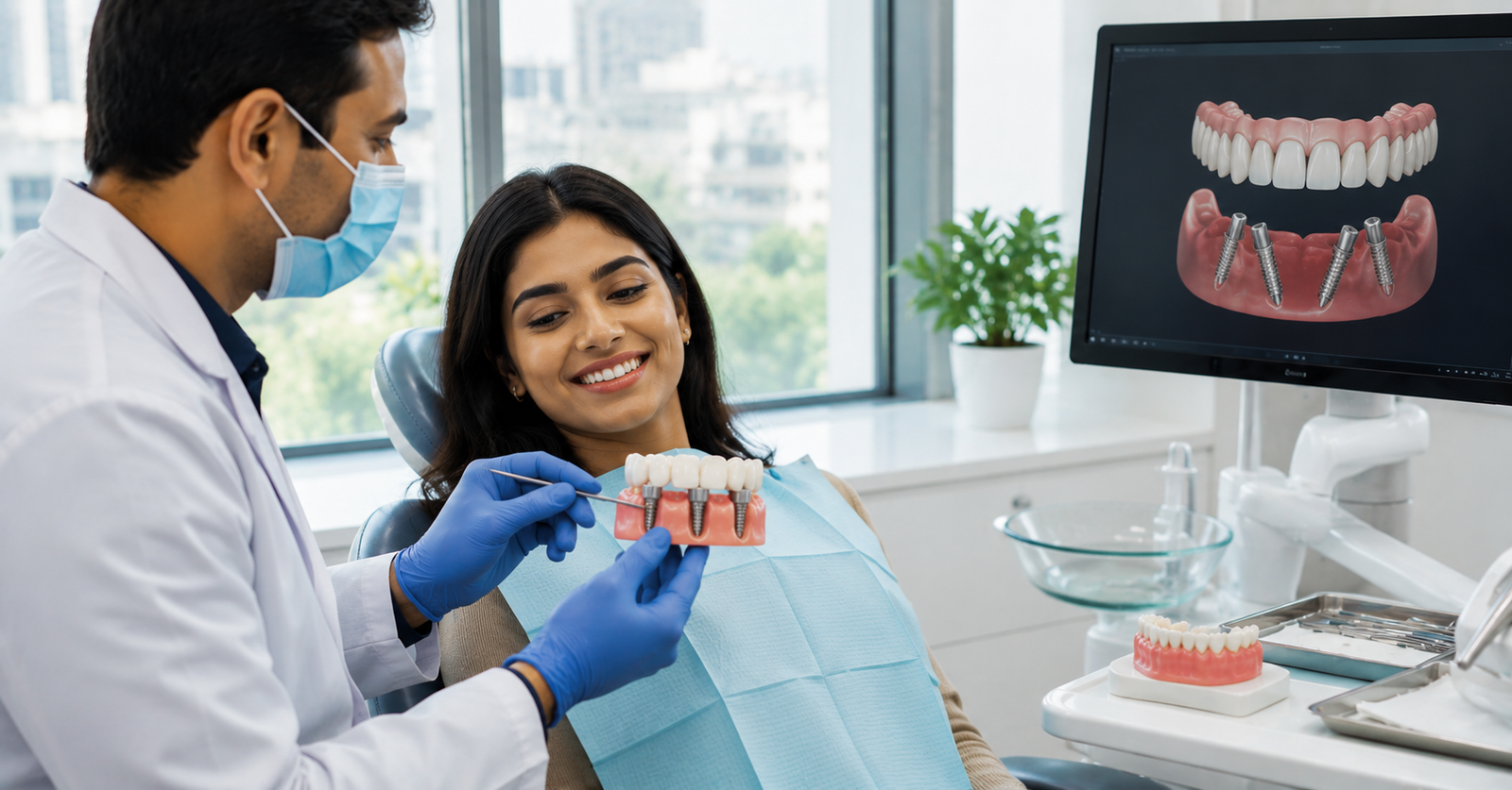 All on 4 Dental Implants Cost and How It Works in India
